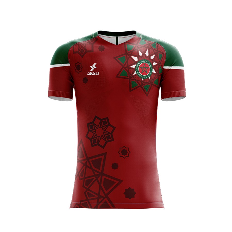 DKALI T-shirt 2022 Maroc Rouge