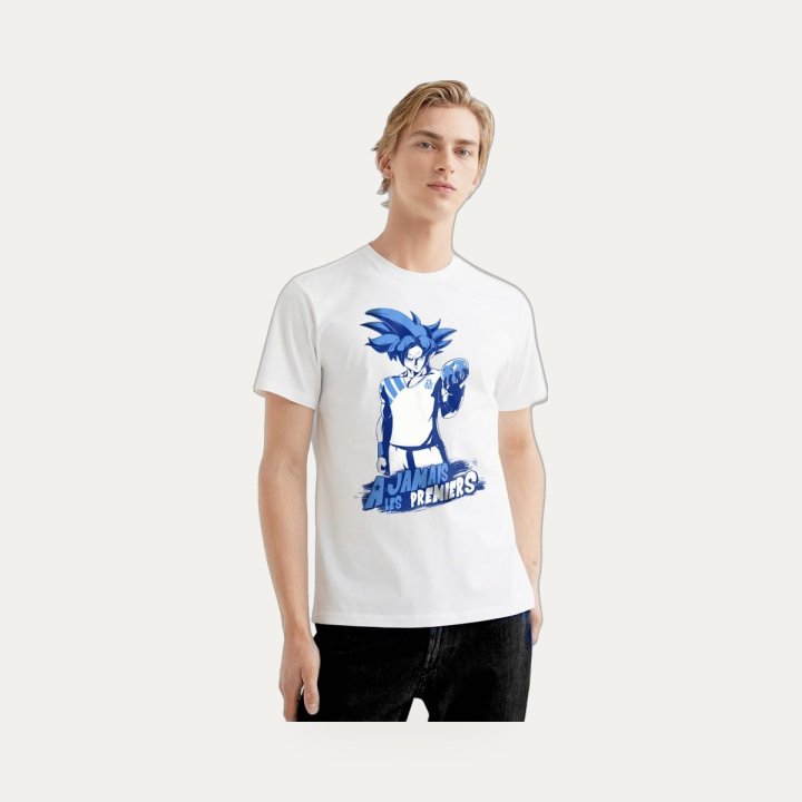 T-shirt Dragon Ball Z Goku À jamais les premiers blanc – vue 2