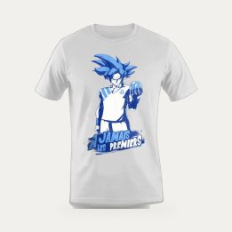 T-shirt Dragon Ball Z Goku À jamais les premiers blanc