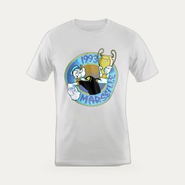 T-shirt Marseille Popeye-1993 blanc – vue 2
