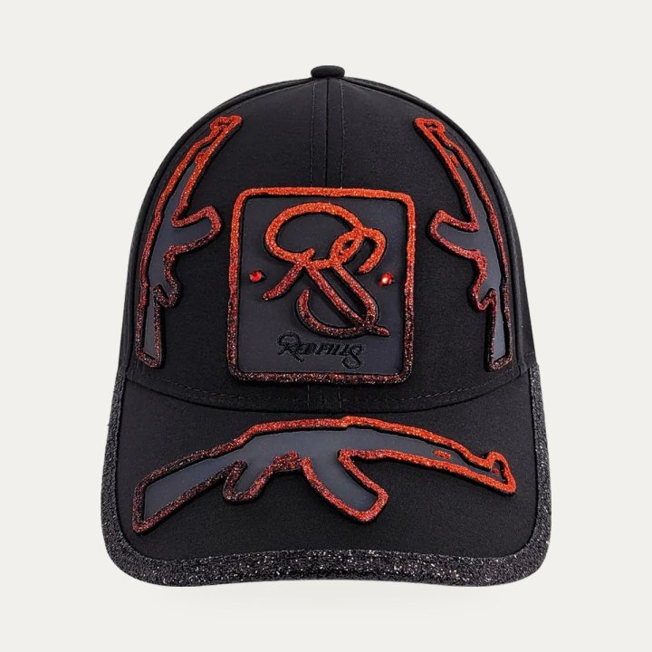 Casquette ReDfills Kalash rouge irisé – vue 2