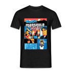 MARSEILLE LEGENDS - OM - Noir Tshirt MARSEILLE - BELSUNCE
