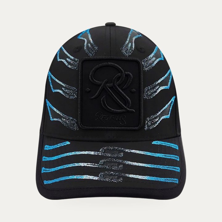 Casquette ReDfills RS Requin bleu et noir