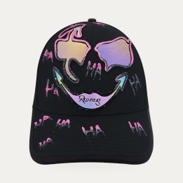 Casquette ReDfills Joker rose et noire