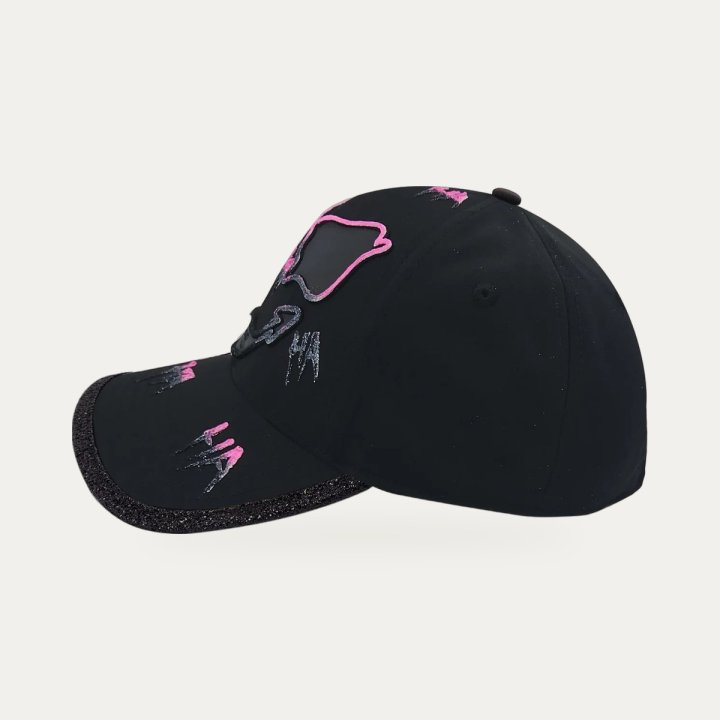 Casquette ReDfills Joker rose et noire – vue 2