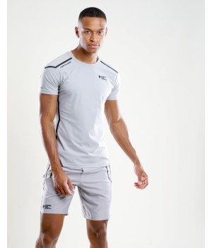 T-shirt Ensemble Short T-Shirt Compressor Gris Comme Des Loups
