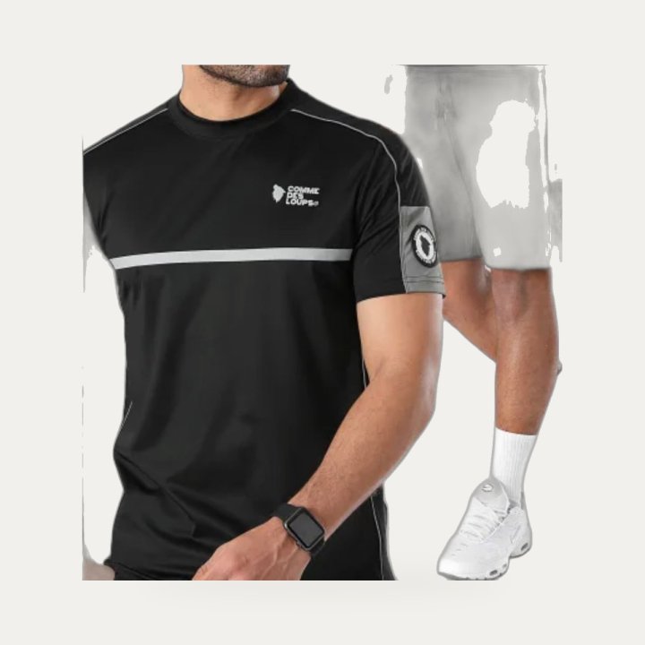 Ensemble Comme des loups Jogging Run noir