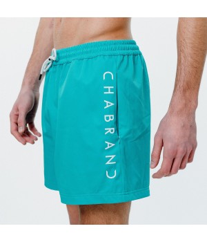 SHORT DE BAIN LOGO VERTICAL CHABRAND BLEU