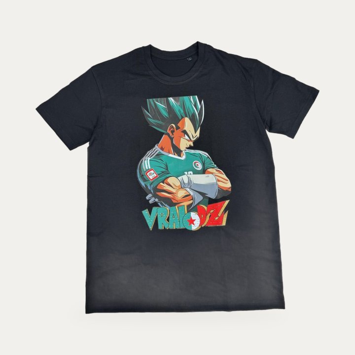 T-shirt Dragon Ball Z Végéta vrai DZ Algérie 2024