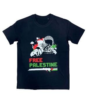 FREE PALESTINE t-shirt noir