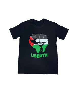 Palestine liberta t-shirt noir