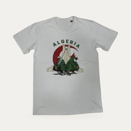 T-shirt Alger Martyr 2024 Algérie DZ blanc