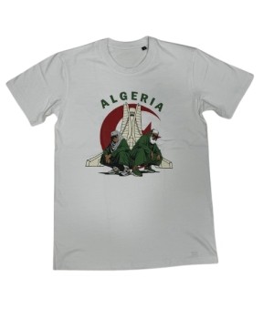 T-shirt ALGER MARTYR 2024 - ALGERIE DZ BLANC