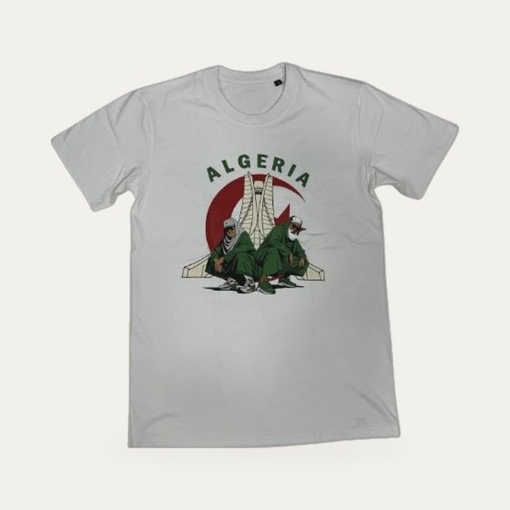 T-shirt Alger Martyr 2024 Algérie DZ blanc
