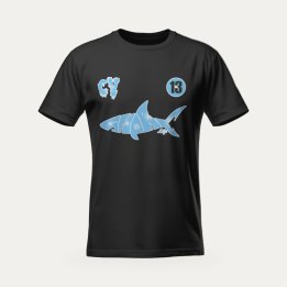 T-shirt Sharklife CV Blue Shark