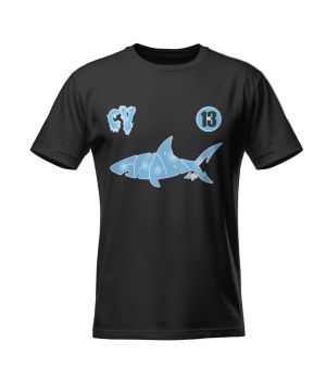 TEE SHIRT CV BLUE SHARK