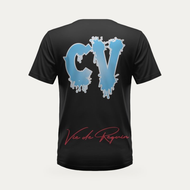 T-shirt Sharklife CV Blue Shark – vue 2