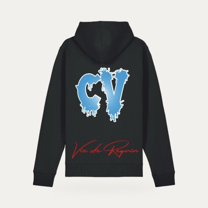 Hoodie Sharklife CV Shark bleu – vue 2