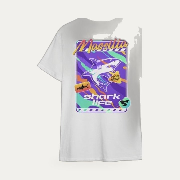 T-shirt Sharklife Massilia blanc – vue 2