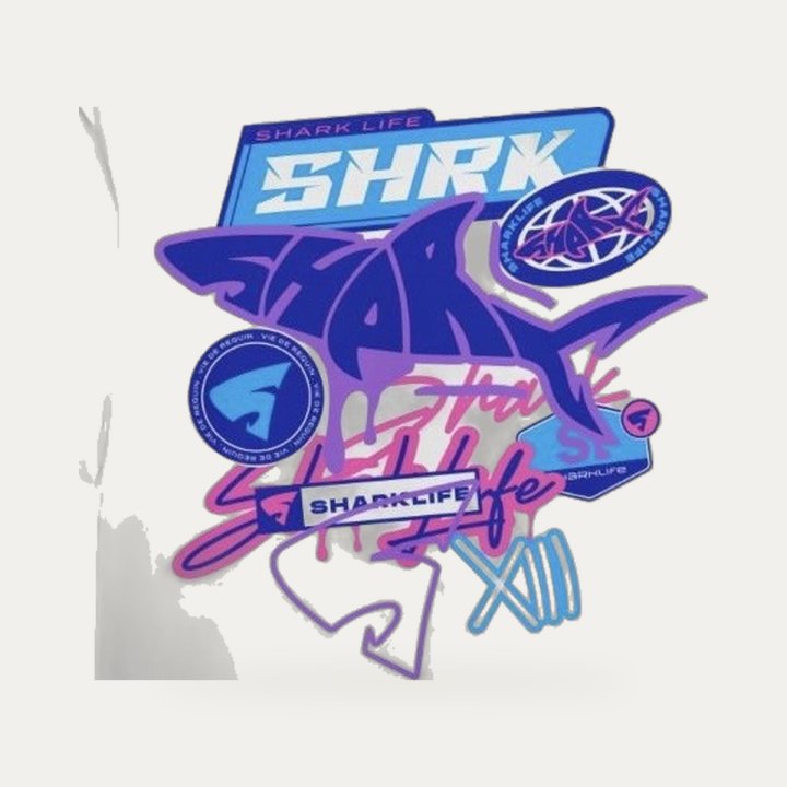 T-shirt Sharklife Sharkland blanc – vue 2