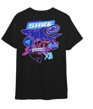 T-shirt Shark sharkland noir 