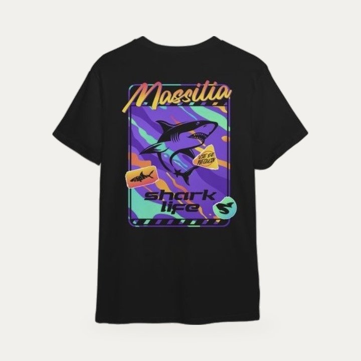 T-shirt Sharklife Massilia noir – vue 2
