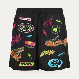 Short Sharklife Allover noir