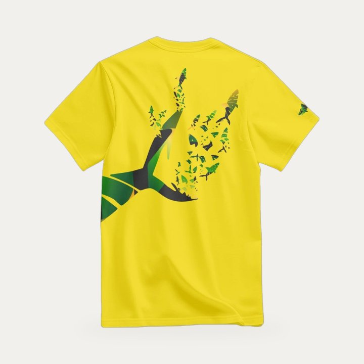 T-shirt Sharklife Full Shark Bright jaune – vue 2