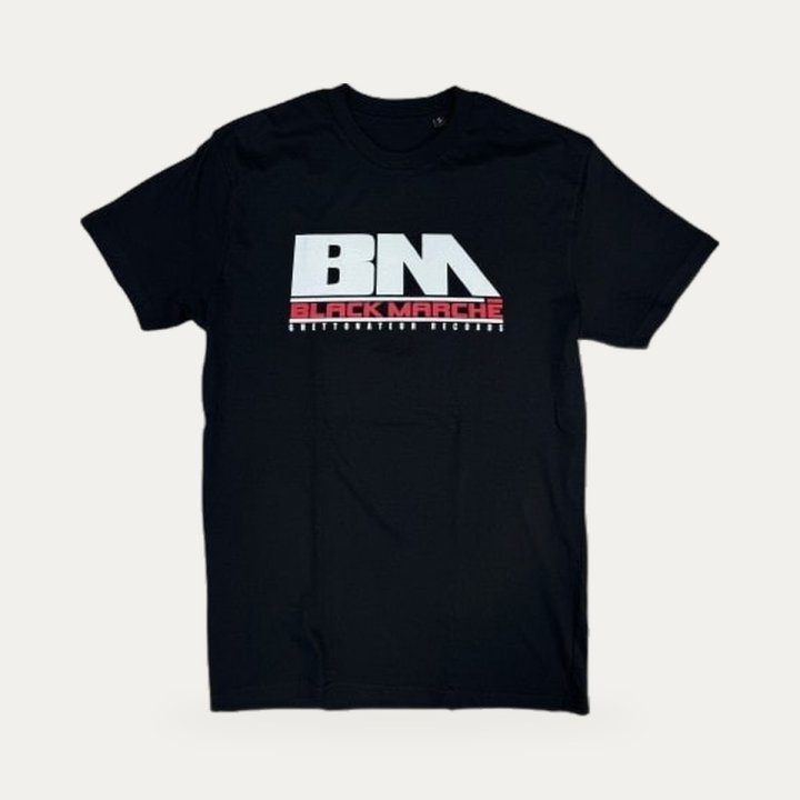 T-shirt Black Marché Marseille Don't Panic noir
