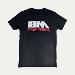 T-shirt Black Marché QN'C Grosse caisse gros voyou noir
