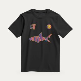 T-shirt Sharklife CV Barca noir