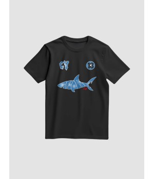 TEE SHIRT SHARK BLUE CV -...