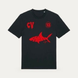 T-shirt Sharklife CV Shark 13 rouge
