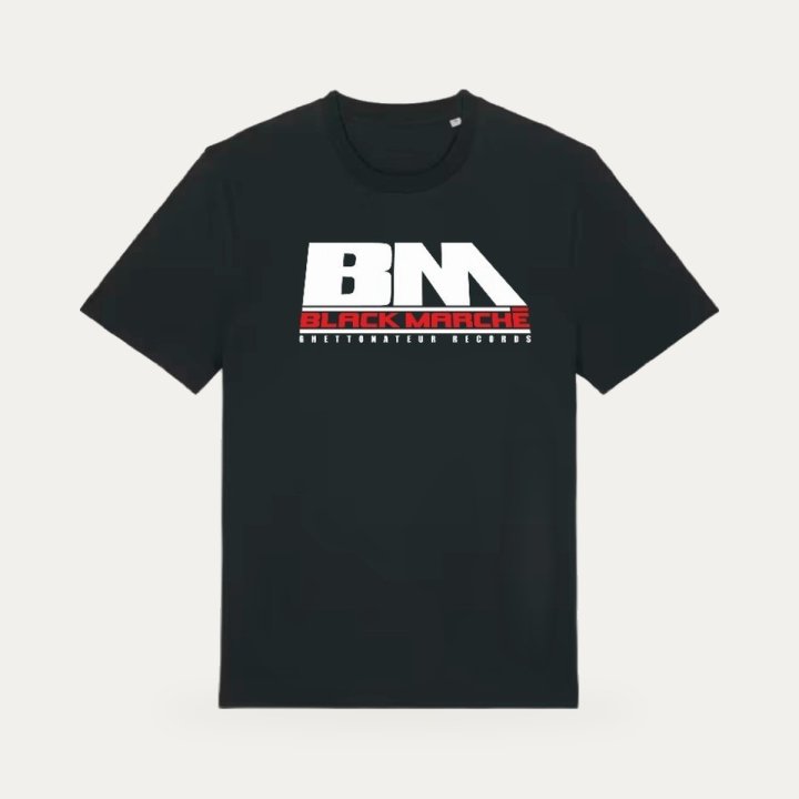 T-shirt Black Marché Le Sud c'est voyou noir et rouge