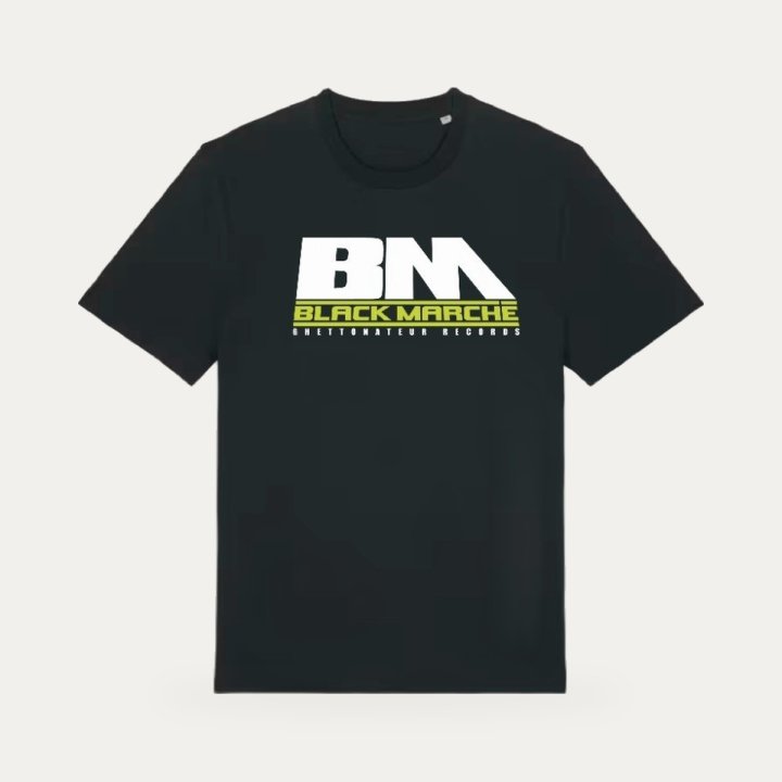 T-shirt Black Marché Le Sud c'est voyou noir et vert