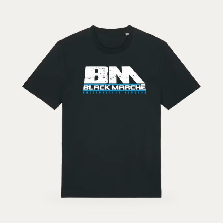 T-shirt Black Marché Déclare la guerre noir et bleu