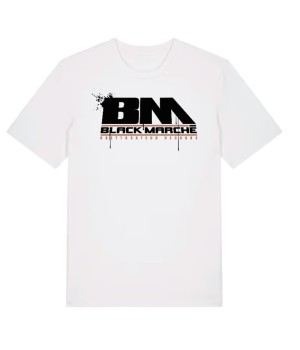 T-SHIRT BM BLANC MARRON...