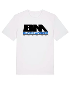 T-SHIRT BM BLANC BLEU CRAME...