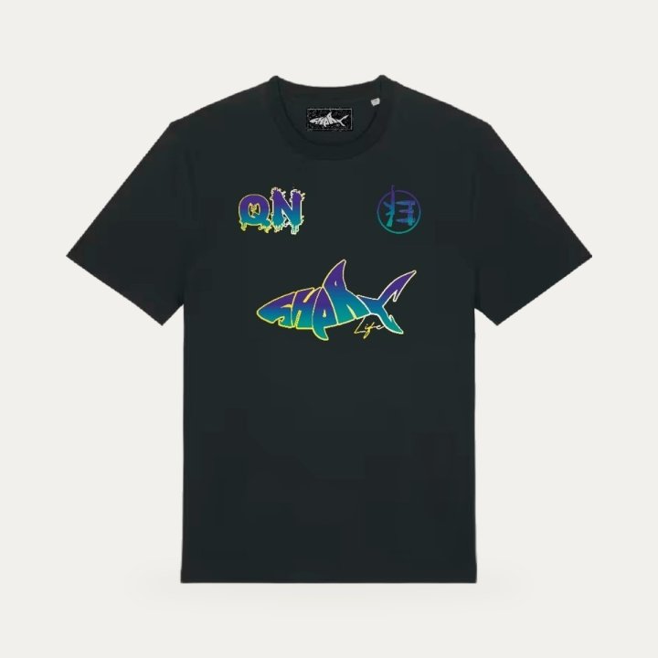 T-shirt Sharklife QN Quartier nord bleu