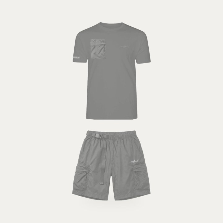 Ensemble Sharklife Set Pocket gris