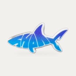 Pin's Sharklife Shark bleu