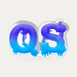 Pin's QS bleu