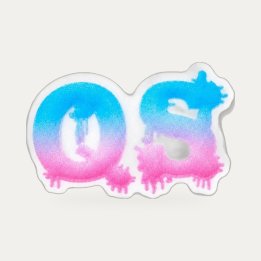 Pin's QS bubble gum