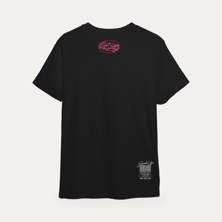 T-shirt Sharklife Aqua Red – vue 2