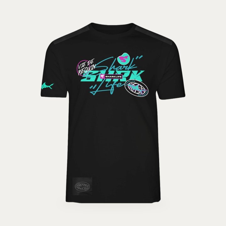 T-shirt Sharklife Shark Neon