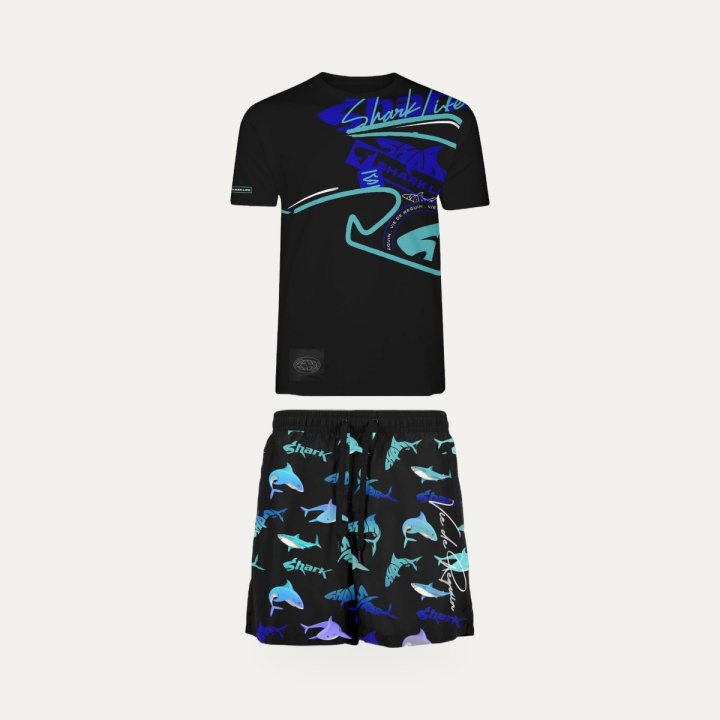 Ensemble Sharklife Aqua Blue
