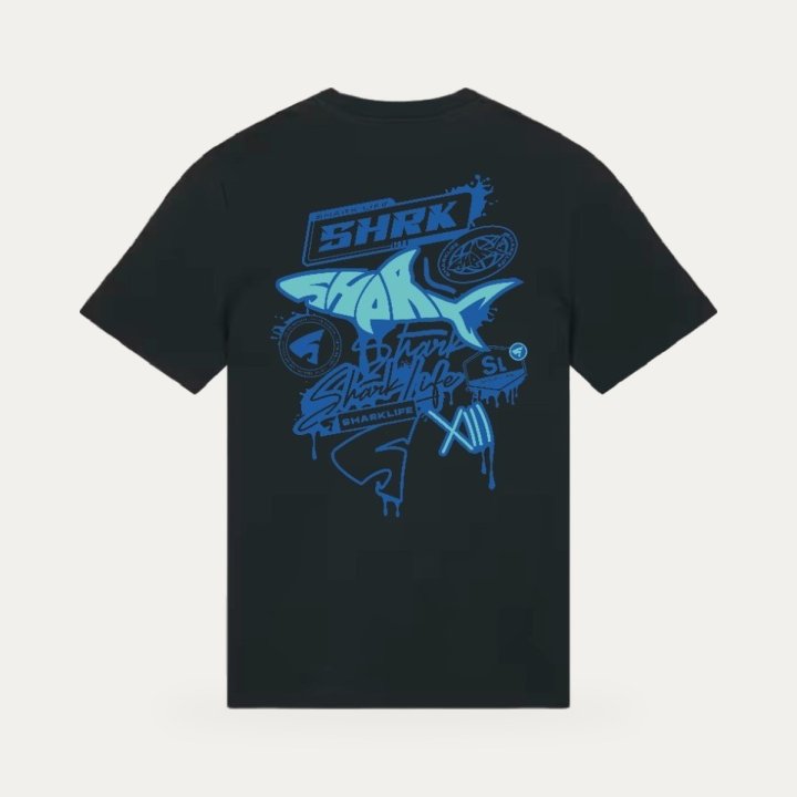 T-shirt Sharklife Sharkland bleu – vue 2
