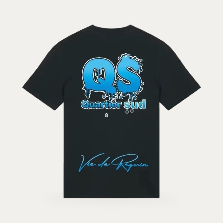 T-shirt Sharklife QS bleu – vue 2