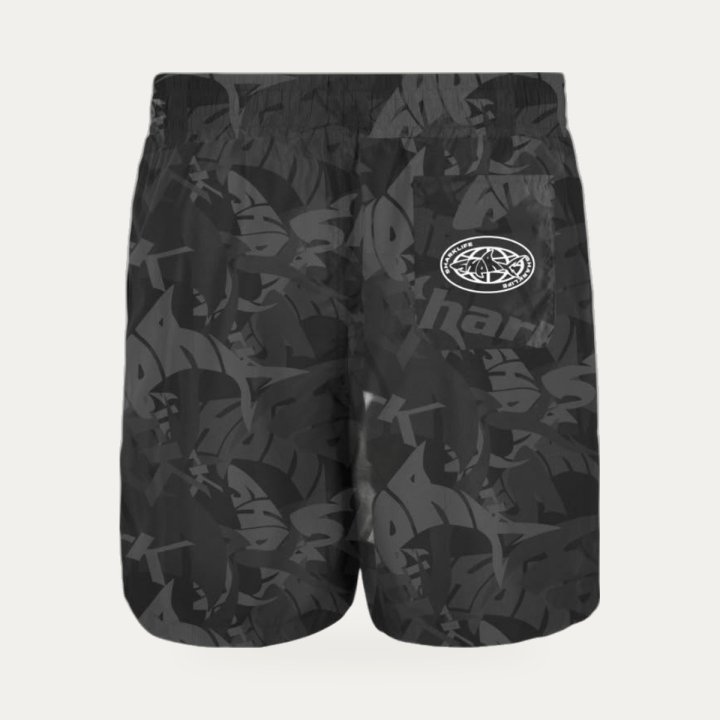 Short Sharklife Shadow noir – vue 2