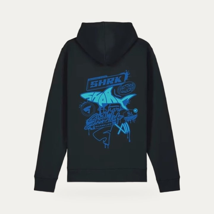 Hoodie Sharklife Sharkland bleu – vue 2